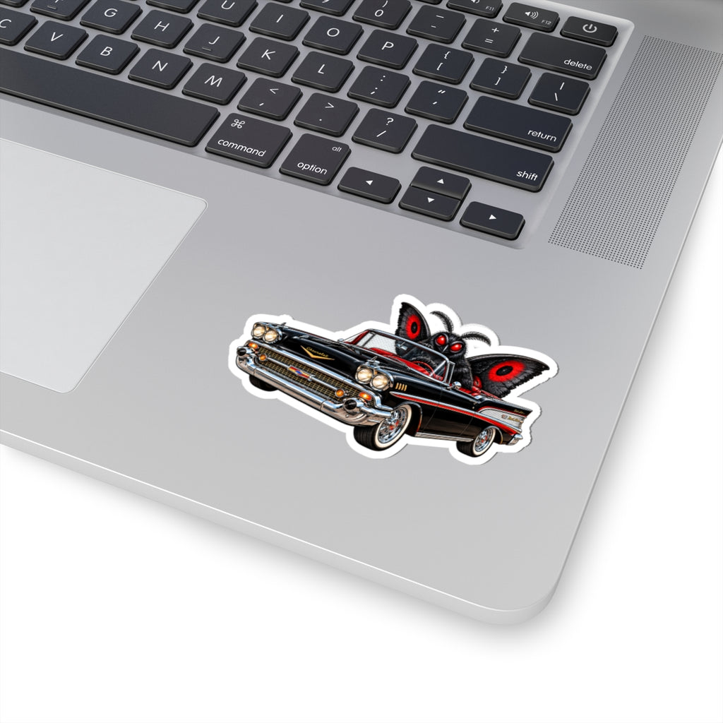 Mothman in Style Kiss-Cut Stickers