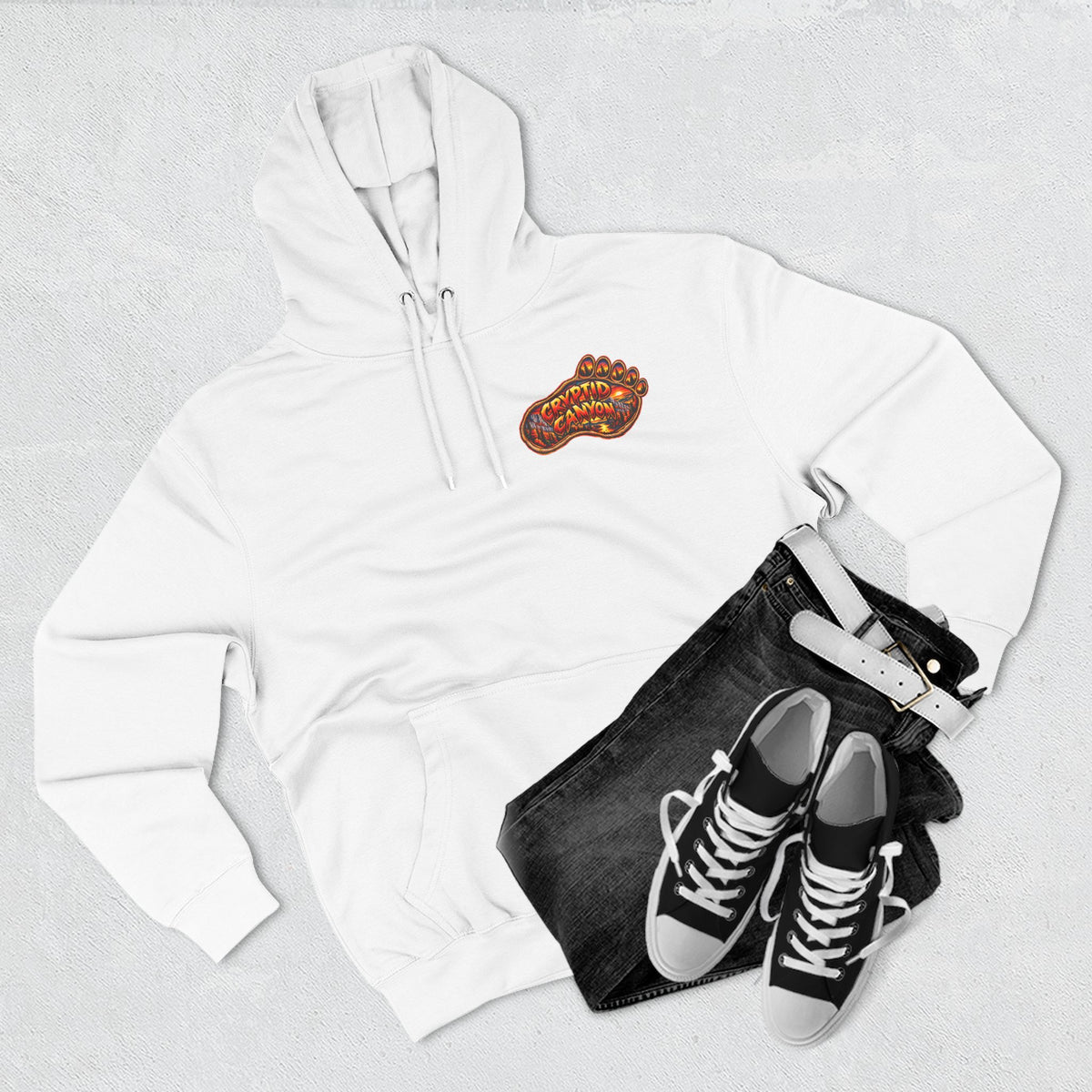 Chibi Flatwoods Monster Fleece Hoodie