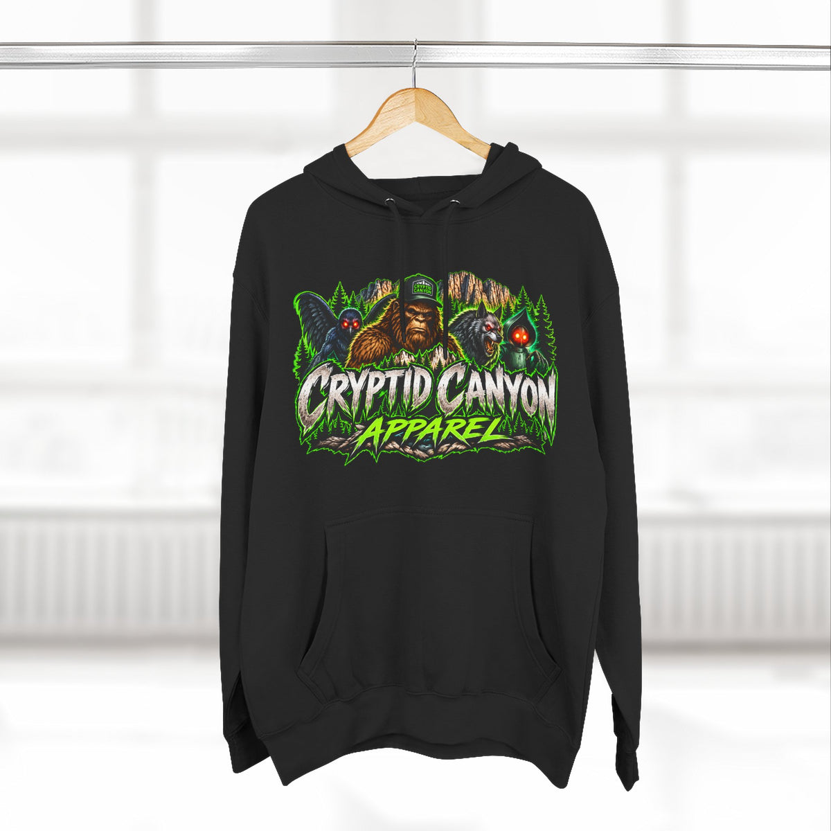 Bigfoot Doesn't Like You Fleece Hoodie