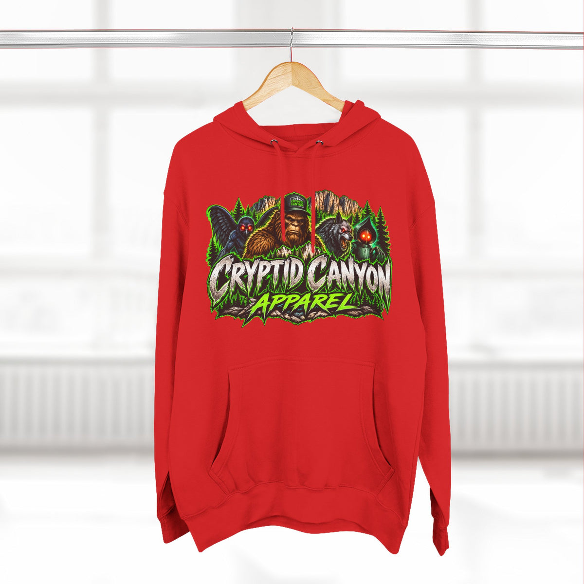 Bigfoot Doesn't Like You Fleece Hoodie