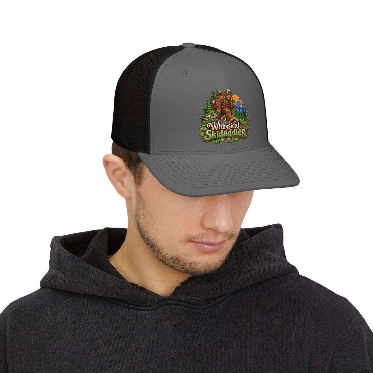 Whimsical Skidaddler Snapback Trucker Cap