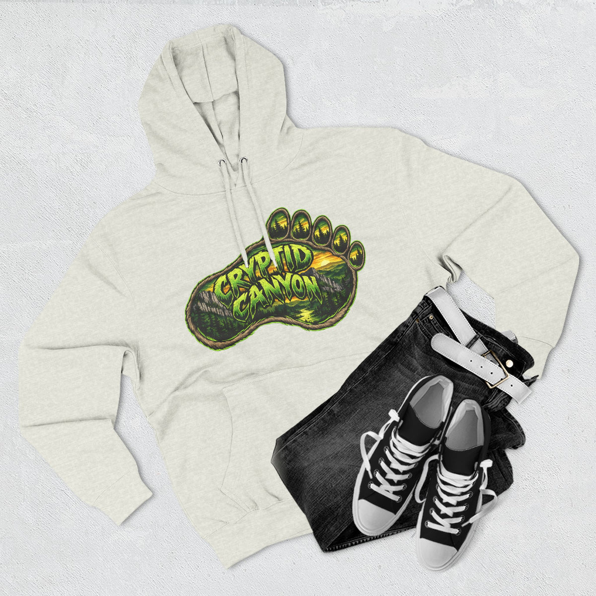 Sasquatch doesn't believe in humans hoodie