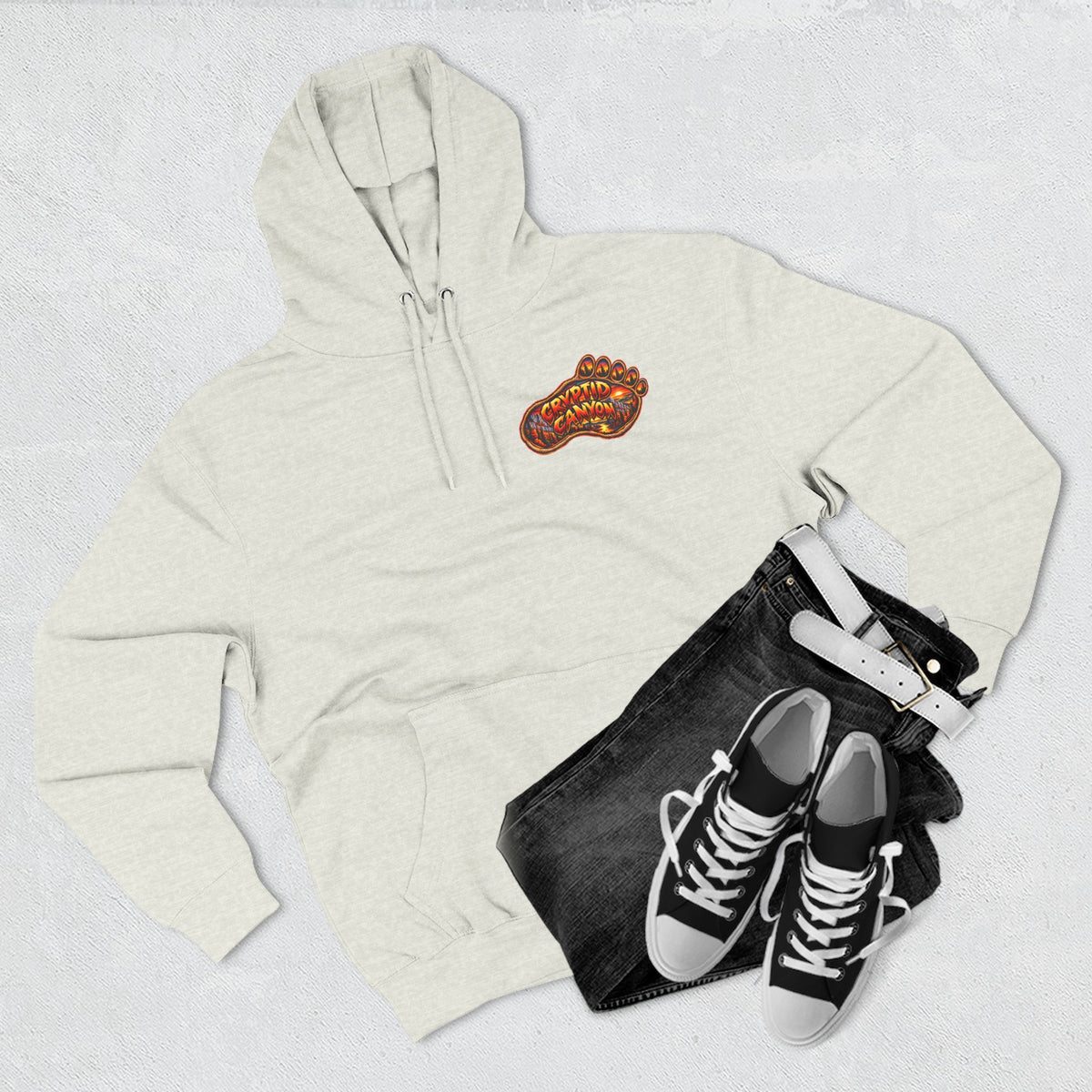 Chibi Flatwoods Monster Fleece Hoodie