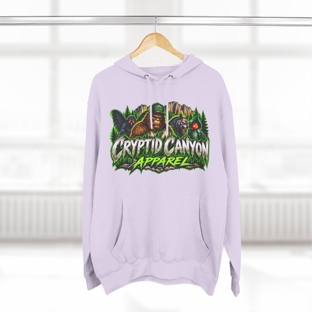 Bigfoot Doesn't Like You Fleece Hoodie