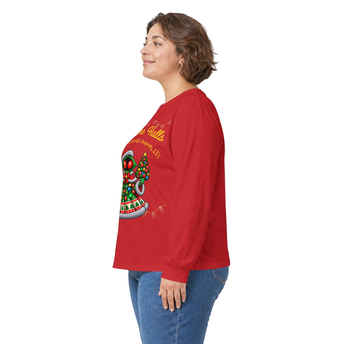 Deck The Halls Ultra Cotton Long Sleeve Tee