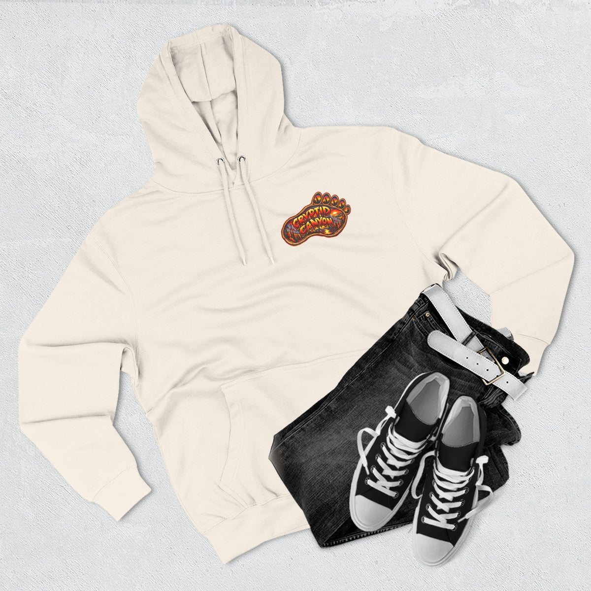 Chibi Flatwoods Monster Fleece Hoodie
