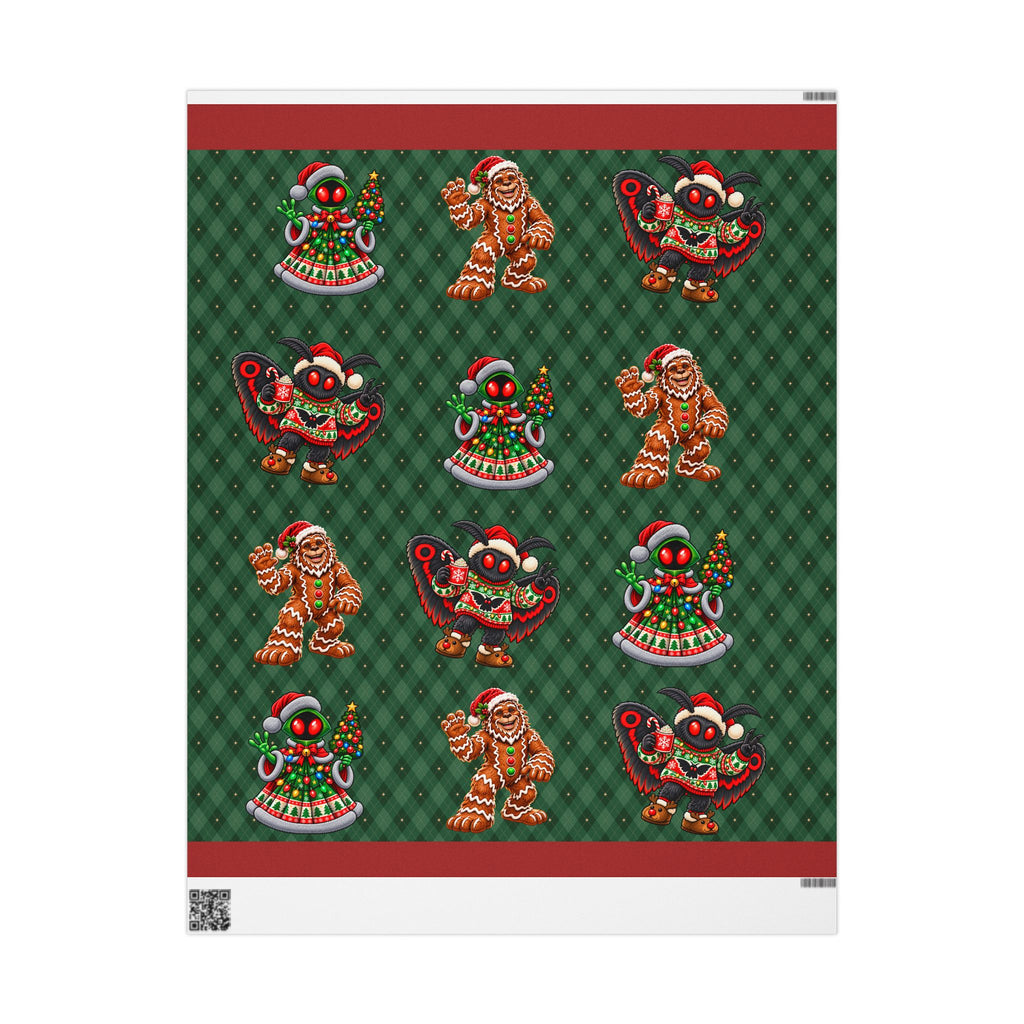 Cryptid Festivities Wrapping Paper