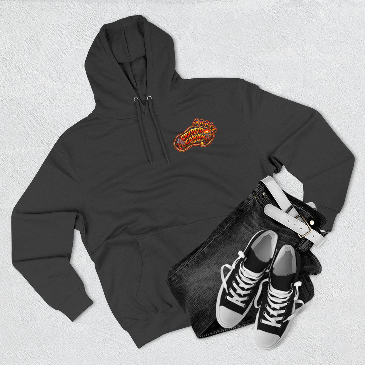 Chibi Flatwoods Monster Fleece Hoodie