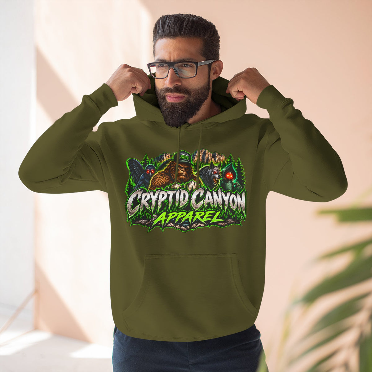 Bigfoot Doesn't Like You Fleece Hoodie