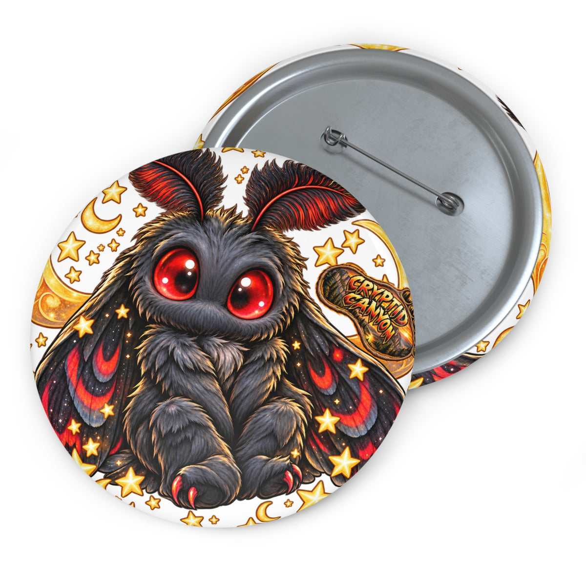 Cute Mothman Pin Button