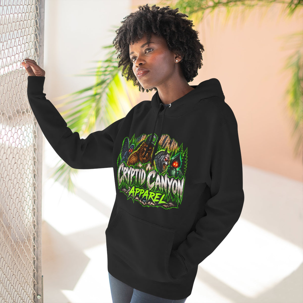 Bigfoot Doesn't Like You Fleece Hoodie