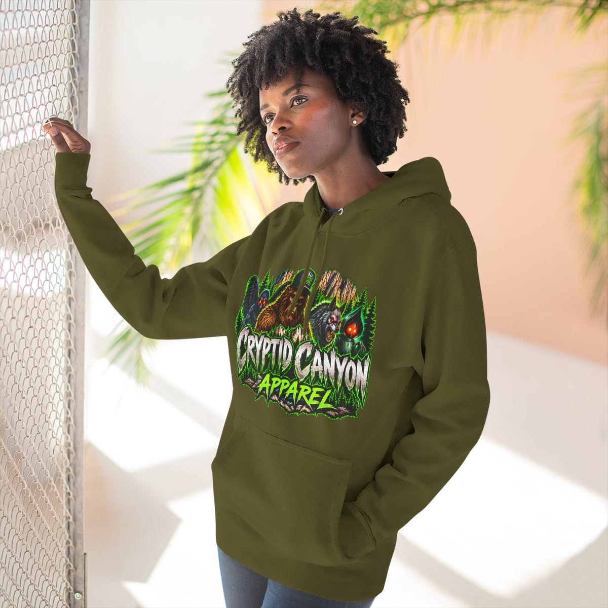 Bigfoot Doesn't Like You Fleece Hoodie