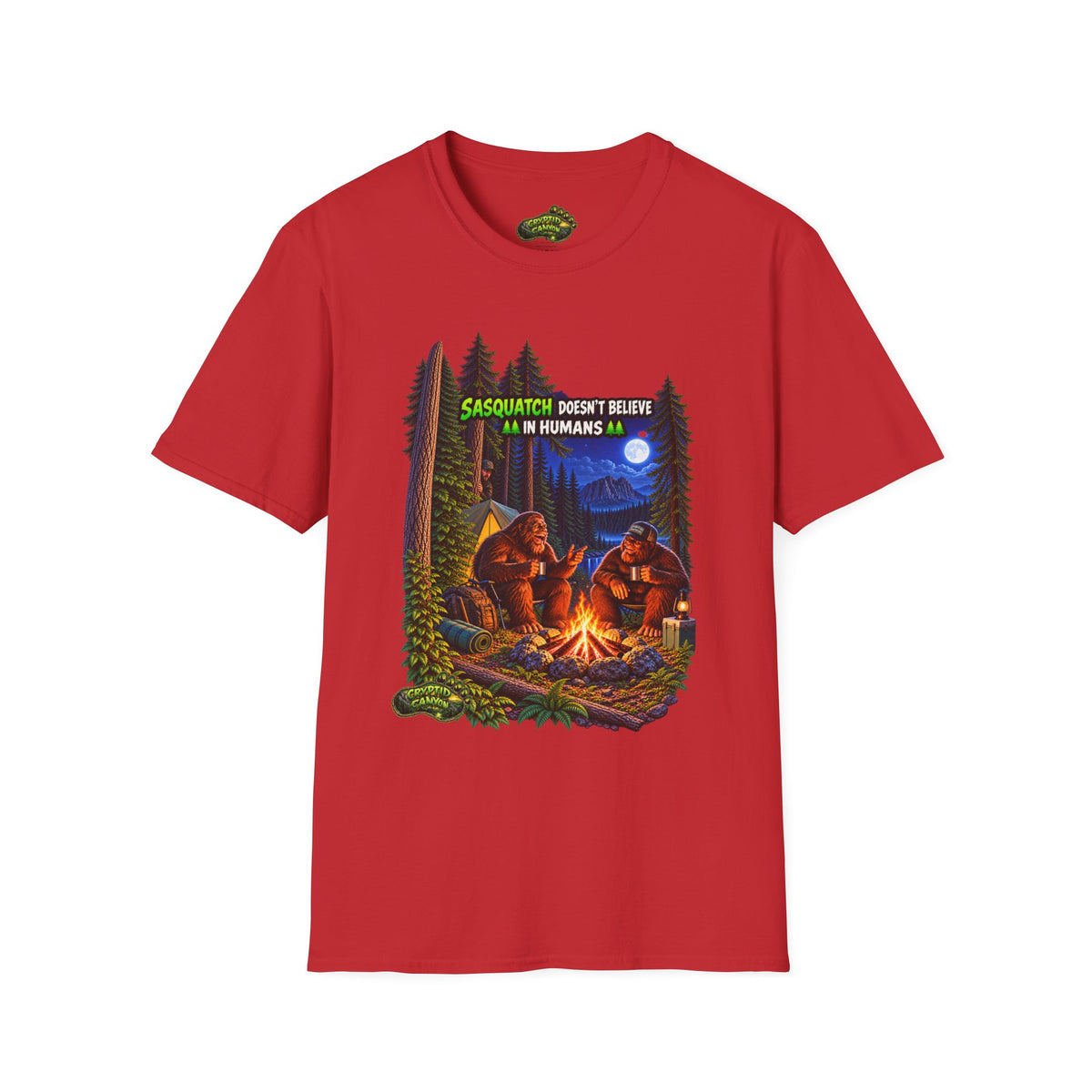 Sasquatch Doesn't Believe Softstyle one side
