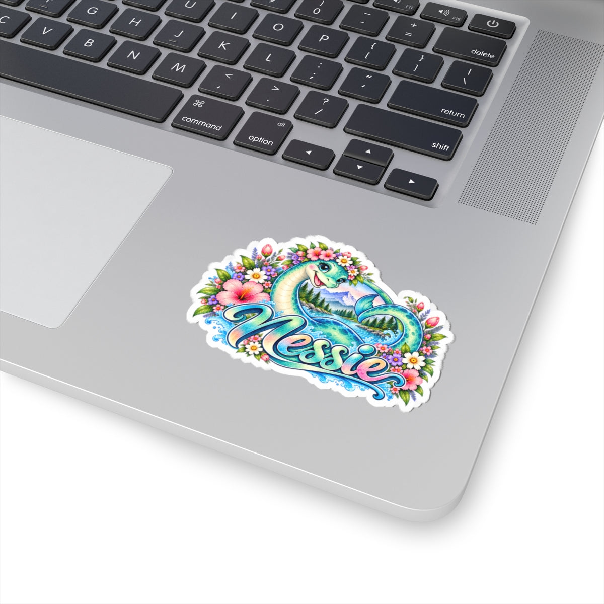 Nessie Watercolor Kiss-Cut Stickers