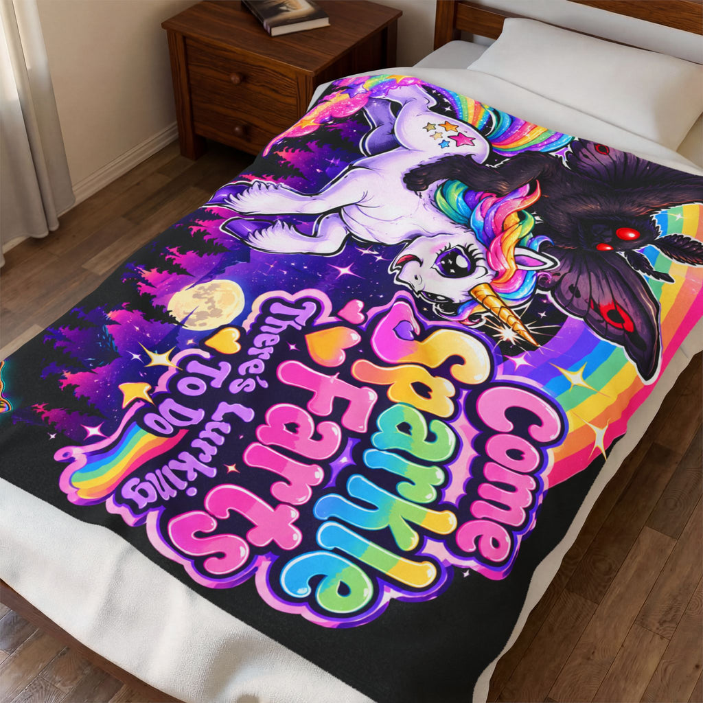 Sparkle Farts Velveteen Plush Blanket
