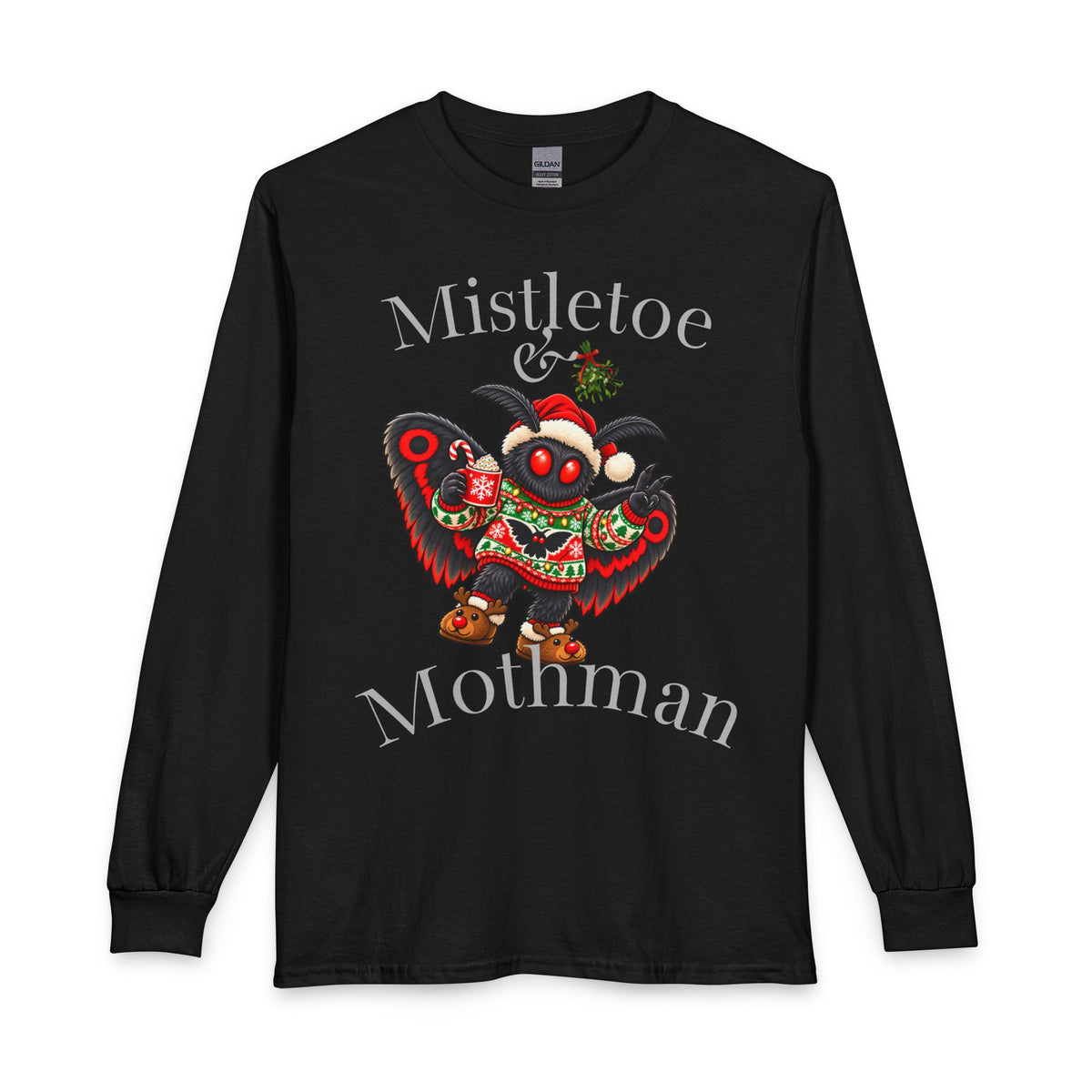 Mistletoe & the Mothman Long Sleeve T-Shirt