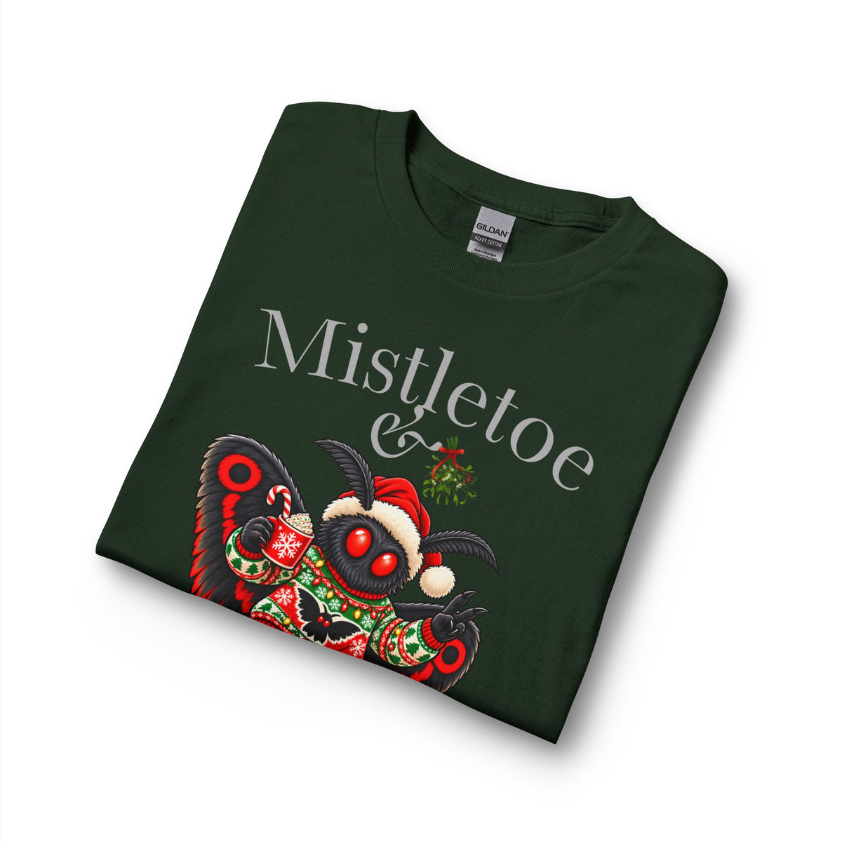 Mistletoe & the Mothman Long Sleeve T-Shirt
