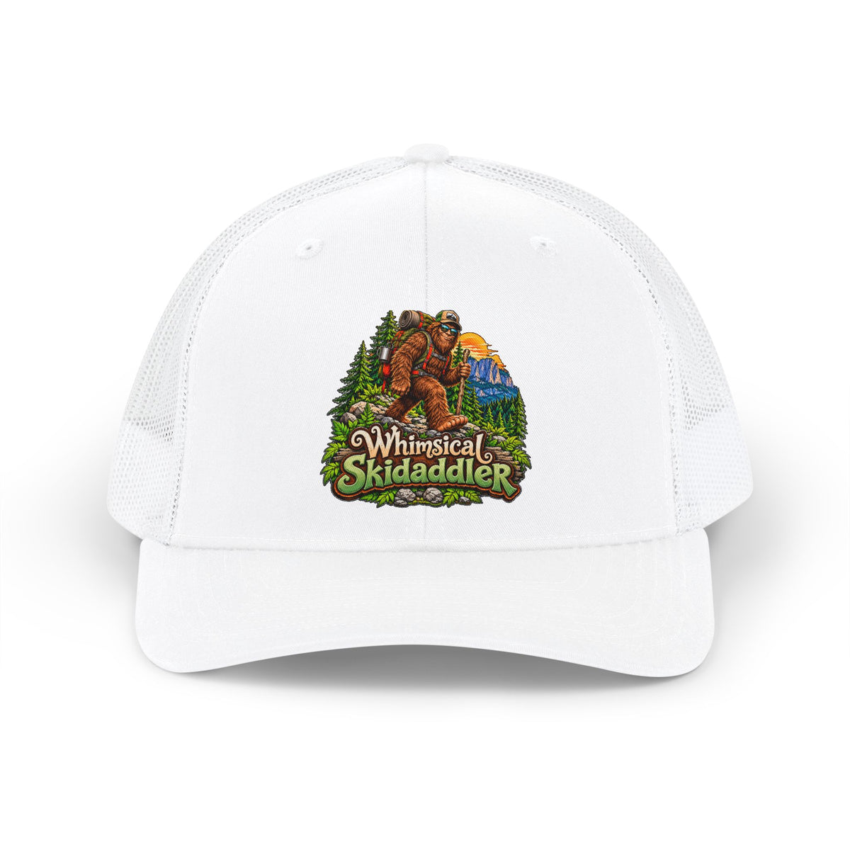Whimsical Skidaddler Snapback Trucker Cap