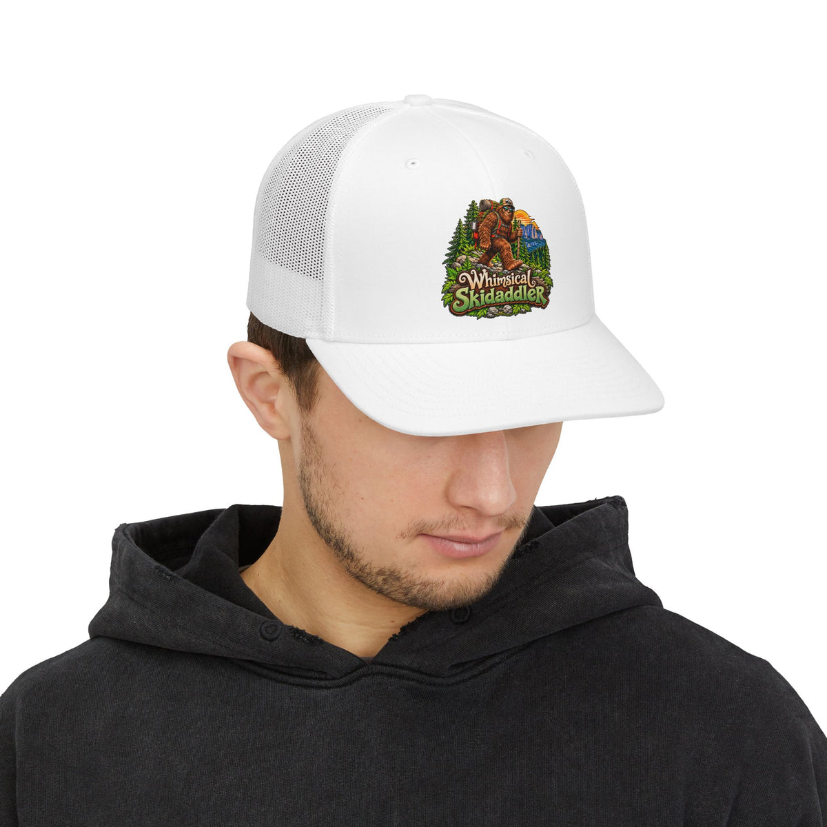 Whimsical Skidaddler Snapback Trucker Cap