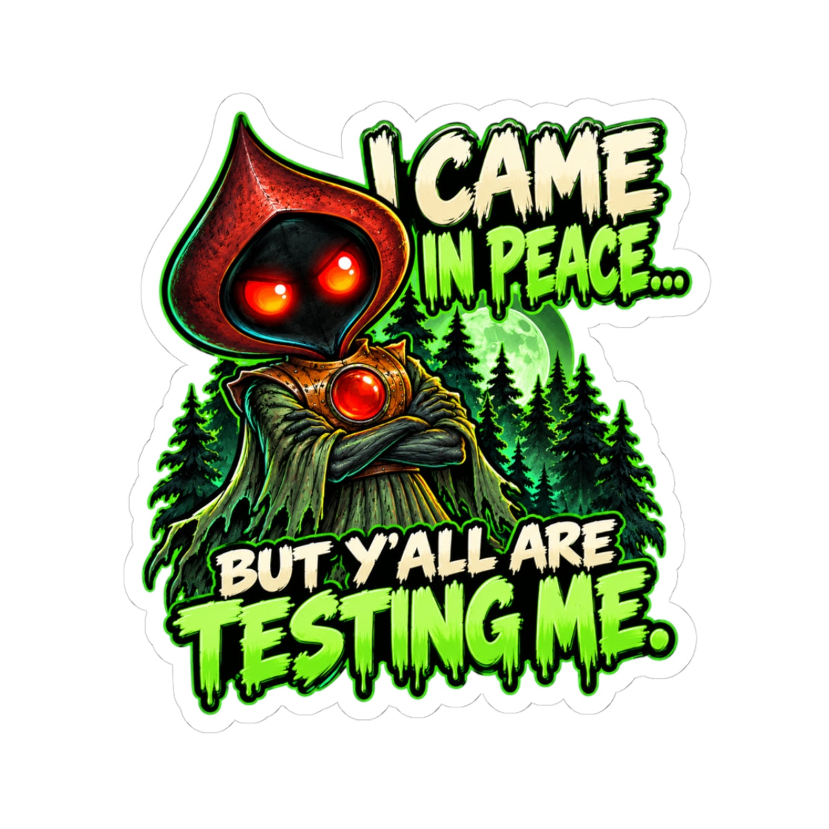 “I Came in Peace… But Y’all Are Testing Me” Flatwoods Monster