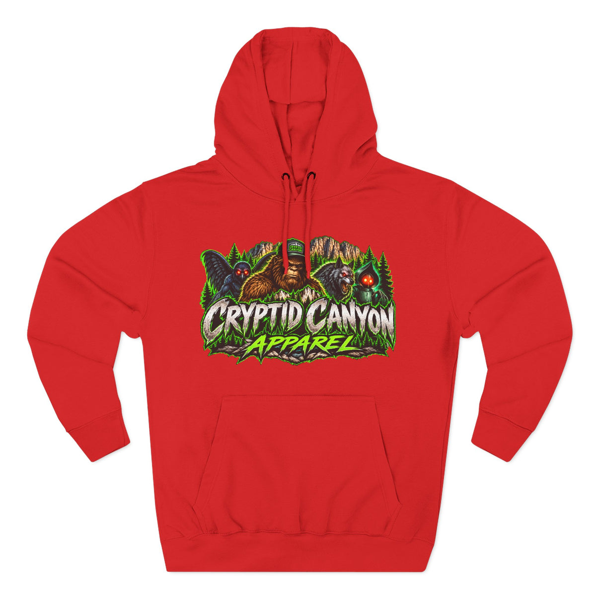 Bigfoot Doesn't Like You Fleece Hoodie