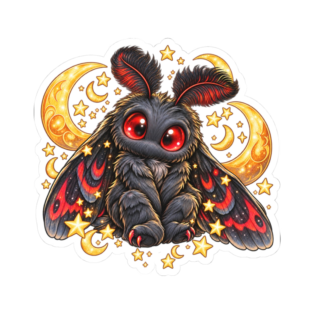 Cute Mothman Kiss-Cut Stickers