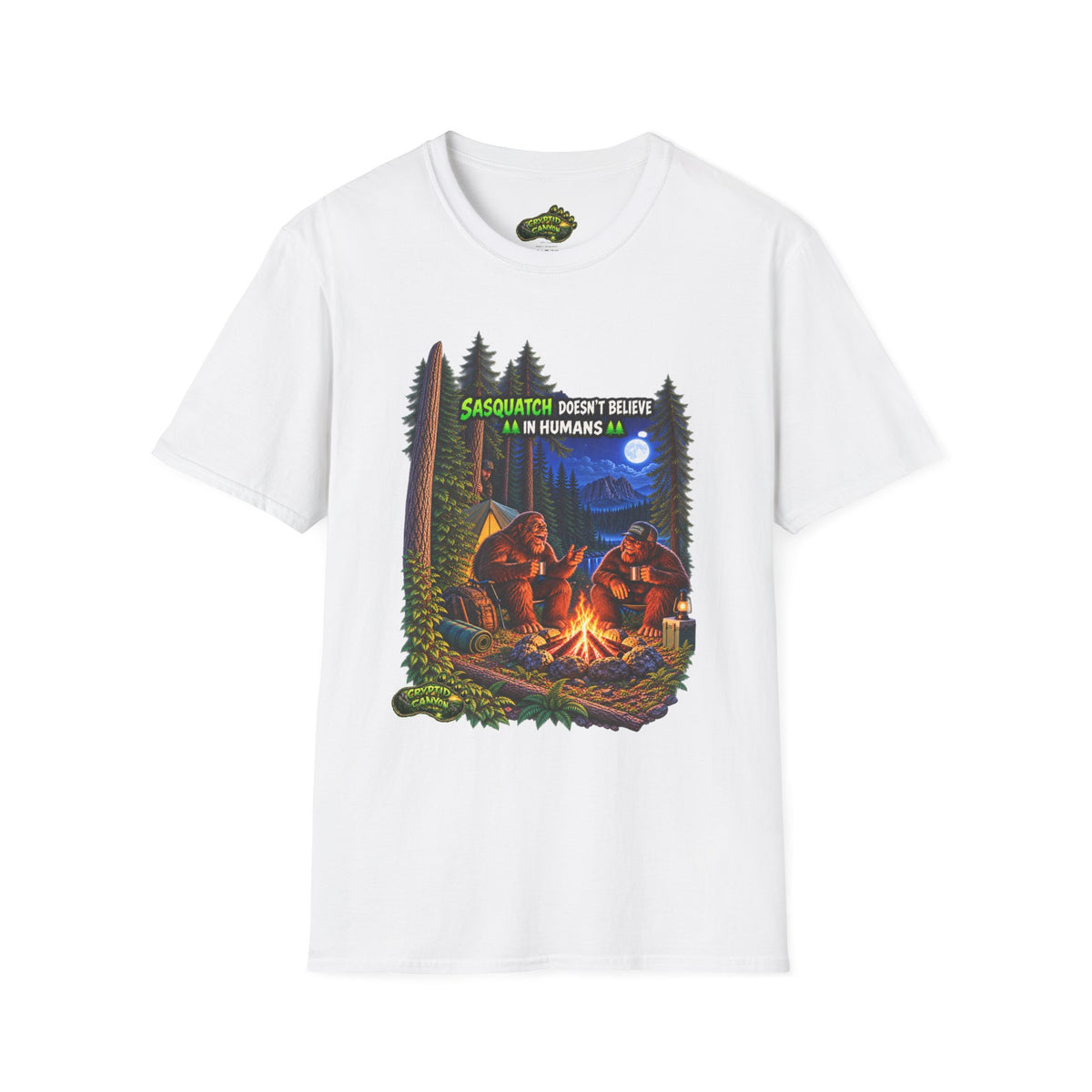 Sasquatch Doesn't Believe Softstyle one side