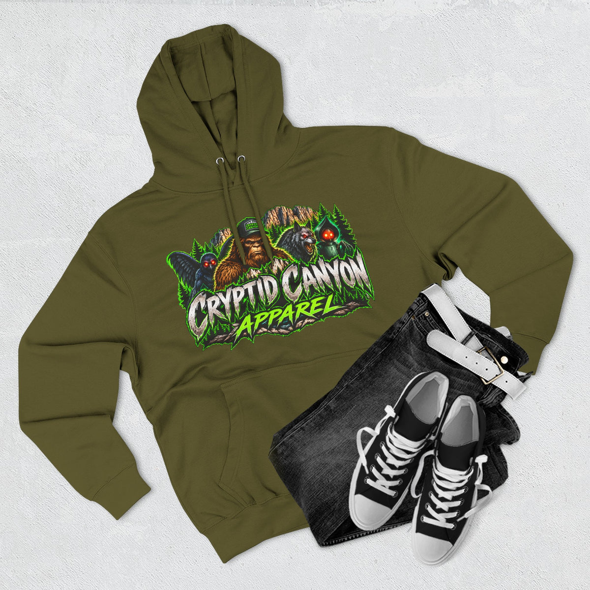 Bigfoot Doesn't Like You Fleece Hoodie