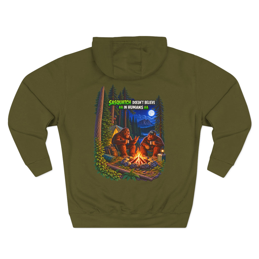 Sasquatch doesn't believe in humans hoodie