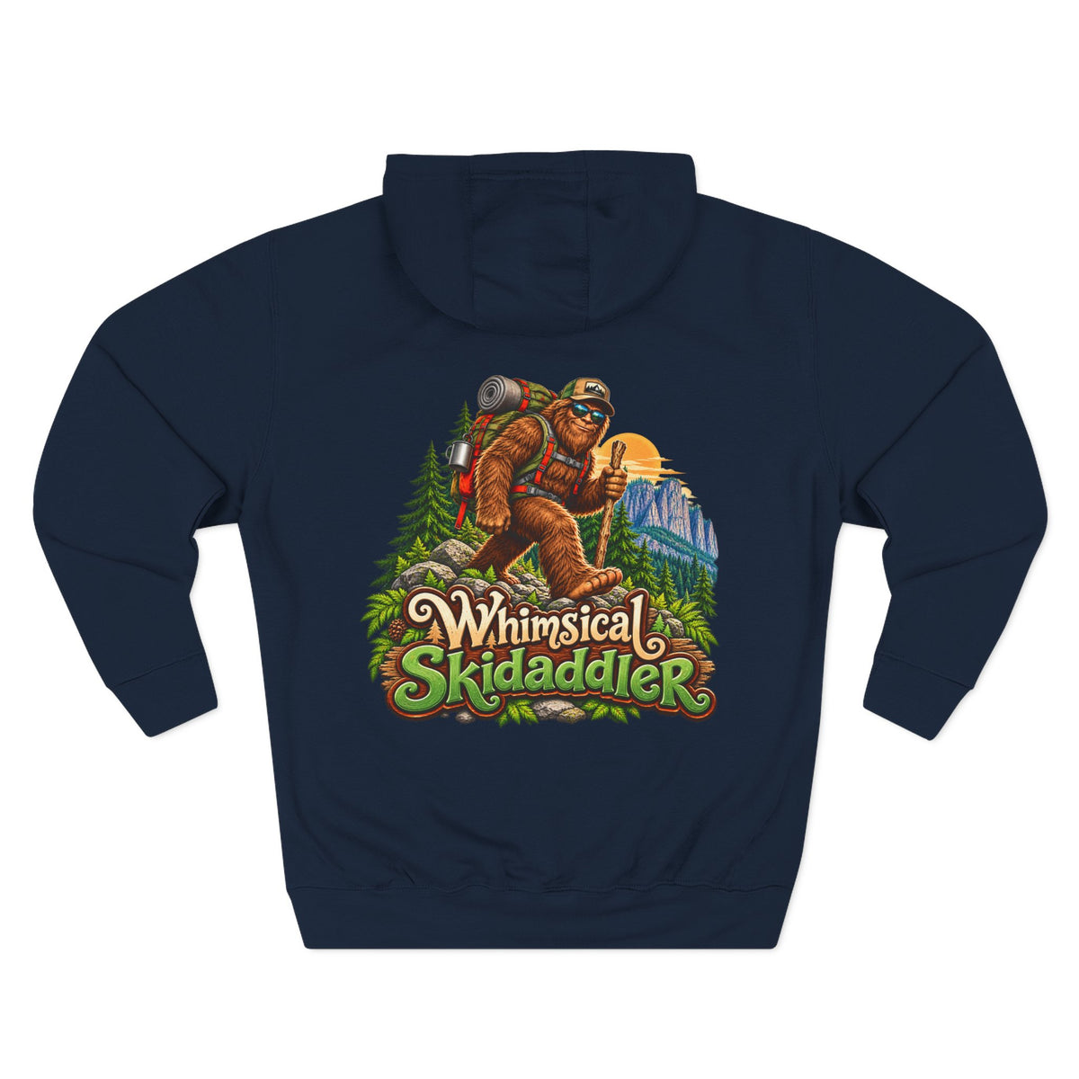 Whimsical Skidaddler Fleece Hoodie