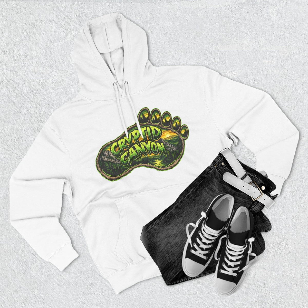 Sasquatch doesn't believe in humans hoodie