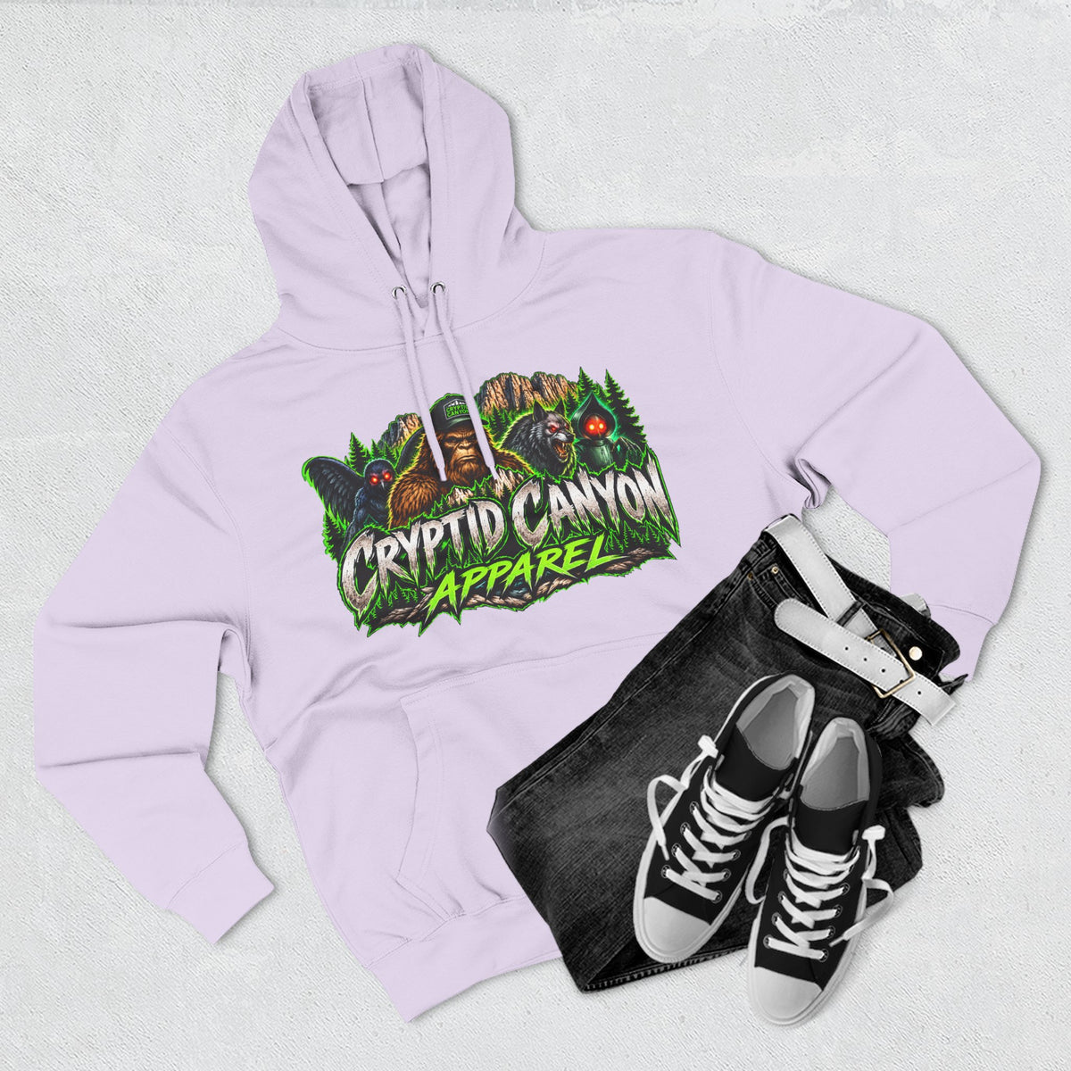 Bigfoot Doesn't Like You Fleece Hoodie