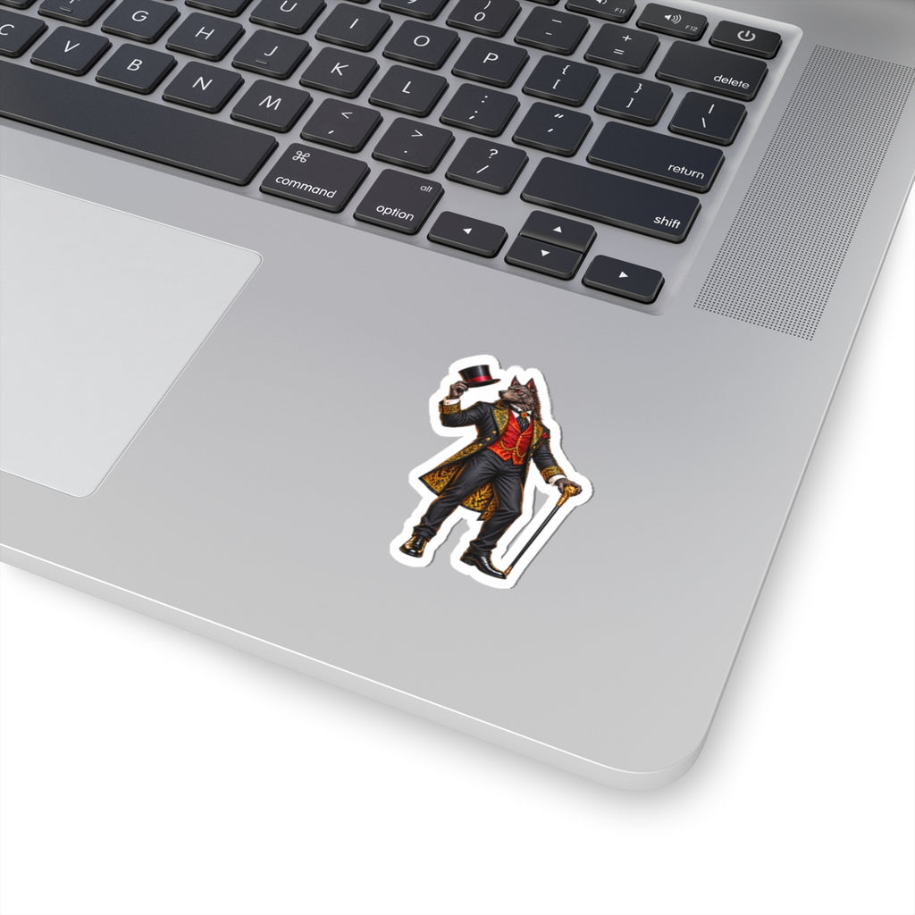 Dapper Dogman Kiss-Cut Stickers