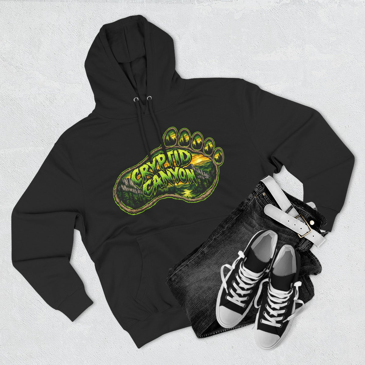 Sasquatch doesn't believe in humans hoodie