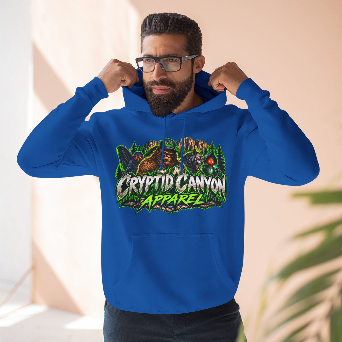 Bigfoot Doesn't Like You Fleece Hoodie