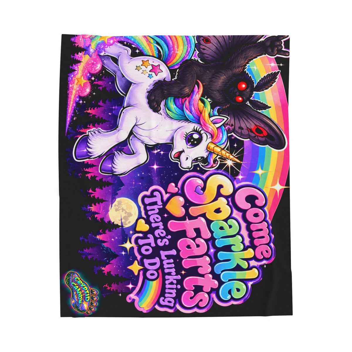 Sparkle Farts Velveteen Plush Blanket