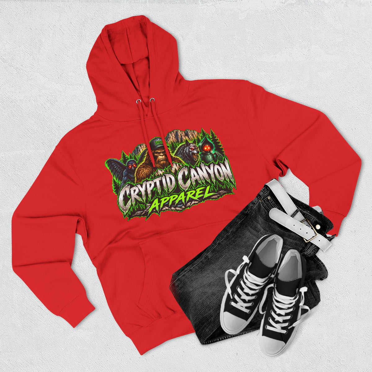 Bigfoot Doesn't Like You Fleece Hoodie
