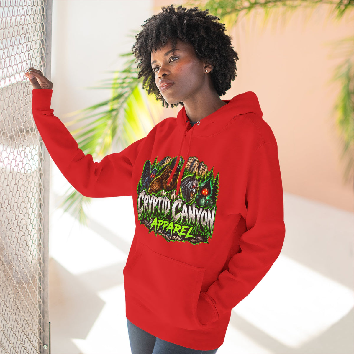 Bigfoot Doesn't Like You Fleece Hoodie