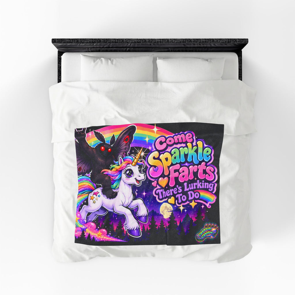 Sparkle Farts Velveteen Plush Blanket