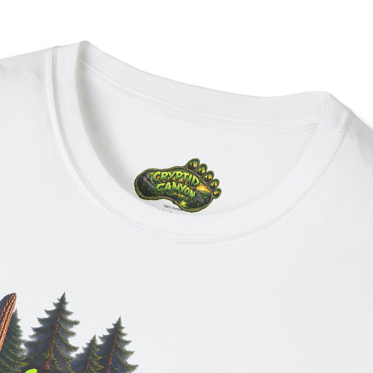 Sasquatch Doesn't Believe Softstyle one side