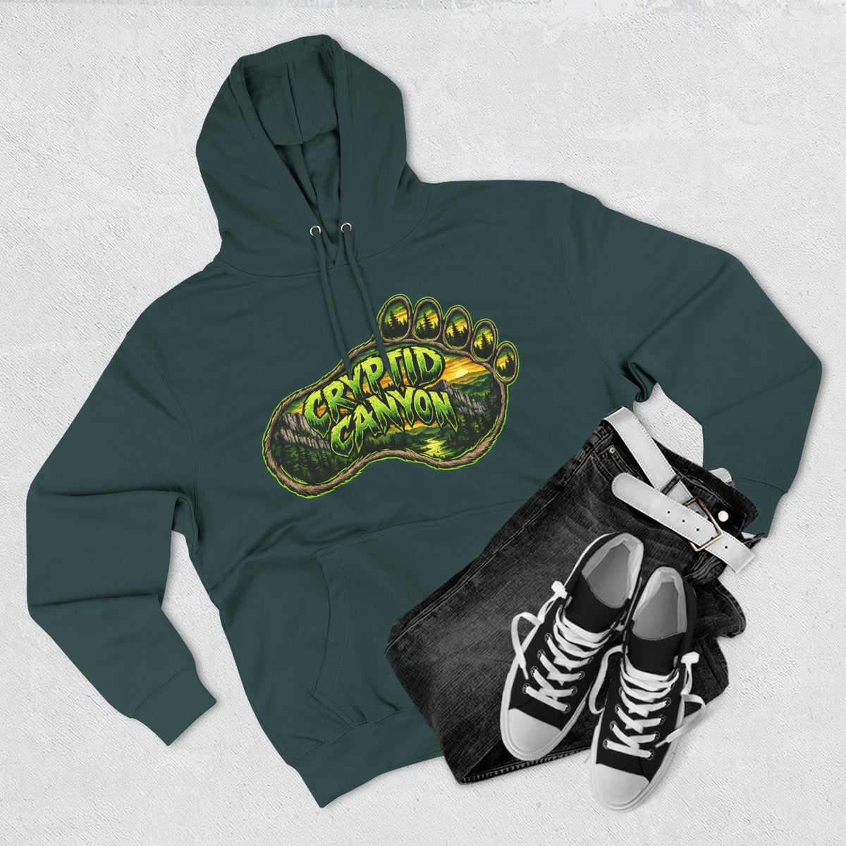 Sasquatch doesn't believe in humans hoodie