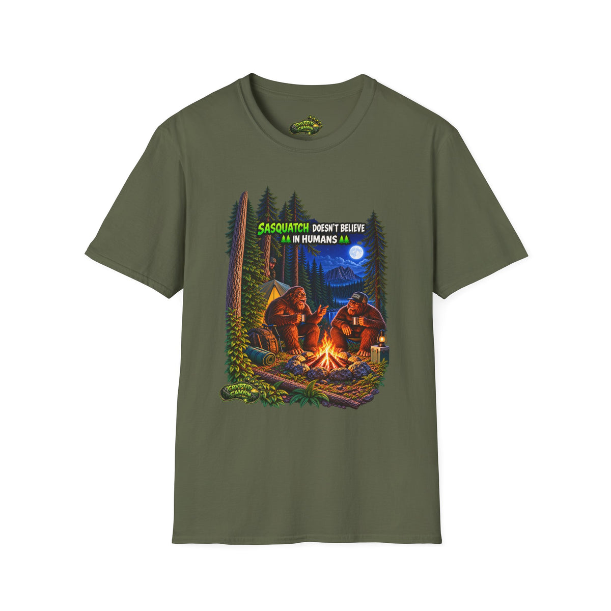 Sasquatch Doesn't Believe Softstyle one side