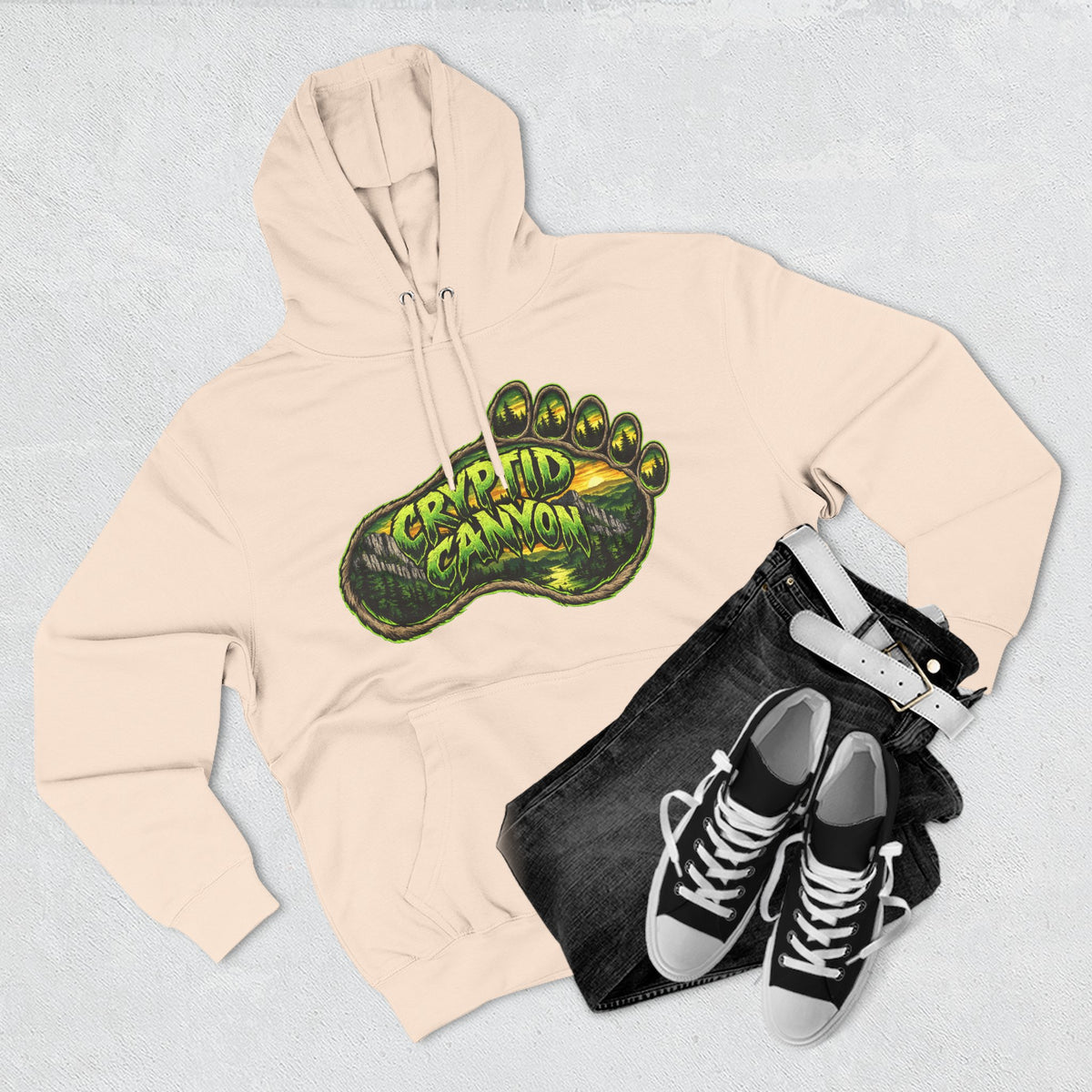Sasquatch doesn't believe in humans hoodie