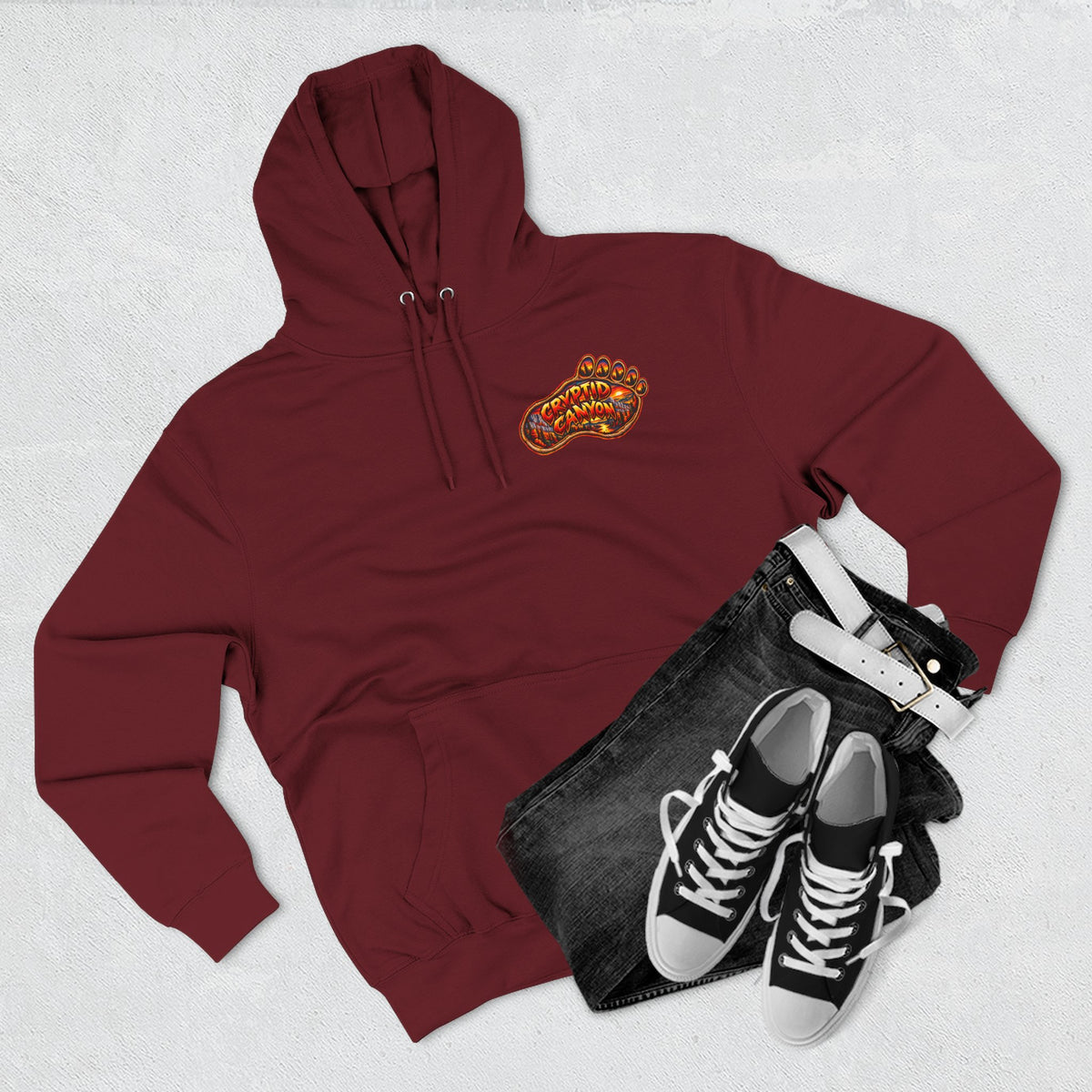 Chibi Flatwoods Monster Fleece Hoodie