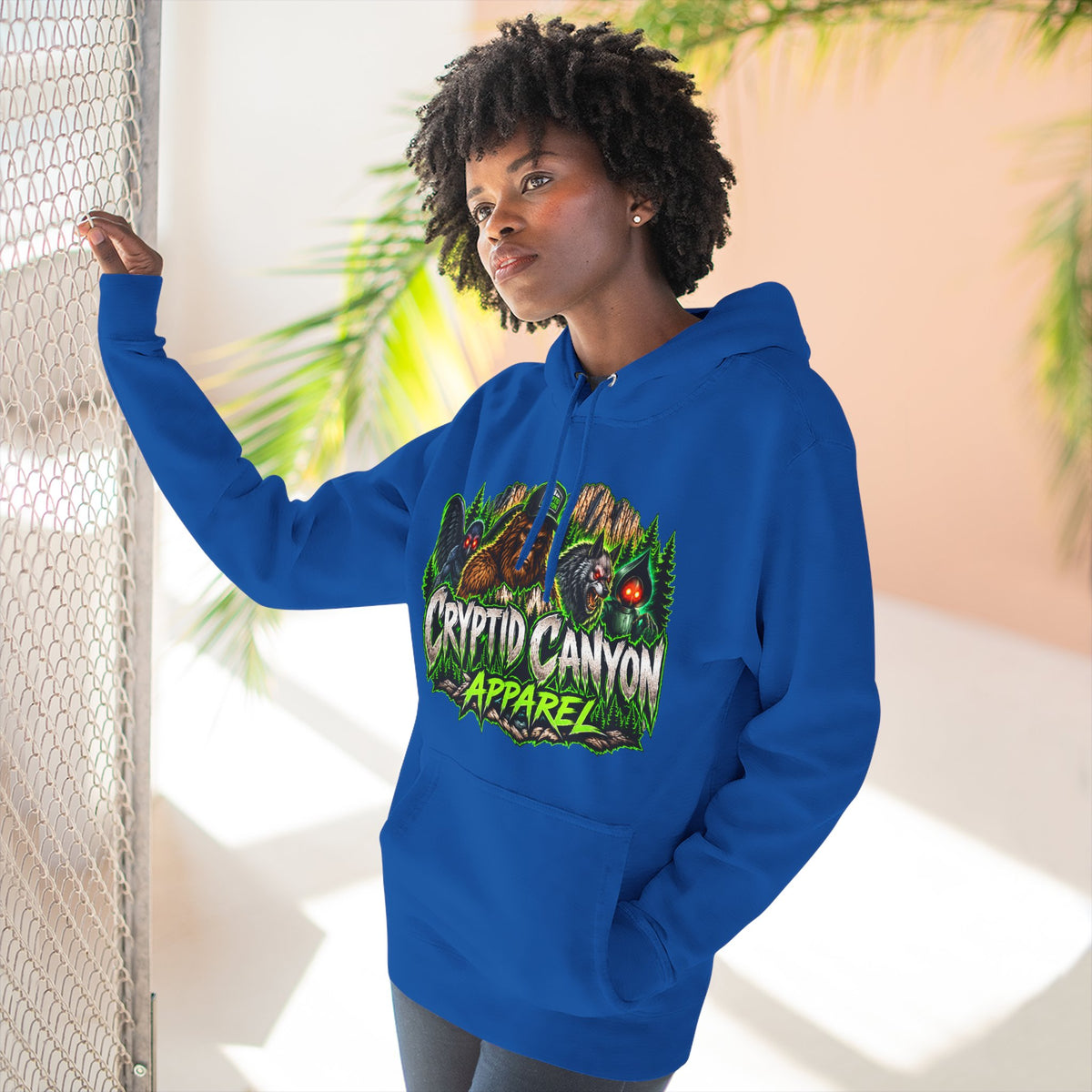 Bigfoot Doesn't Like You Fleece Hoodie