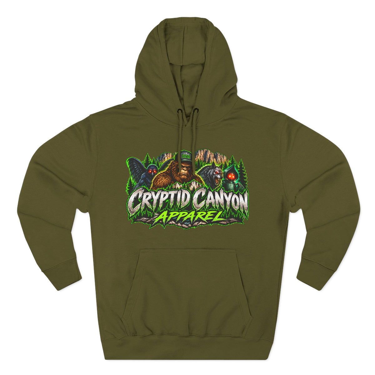 Bigfoot Doesn't Like You Fleece Hoodie