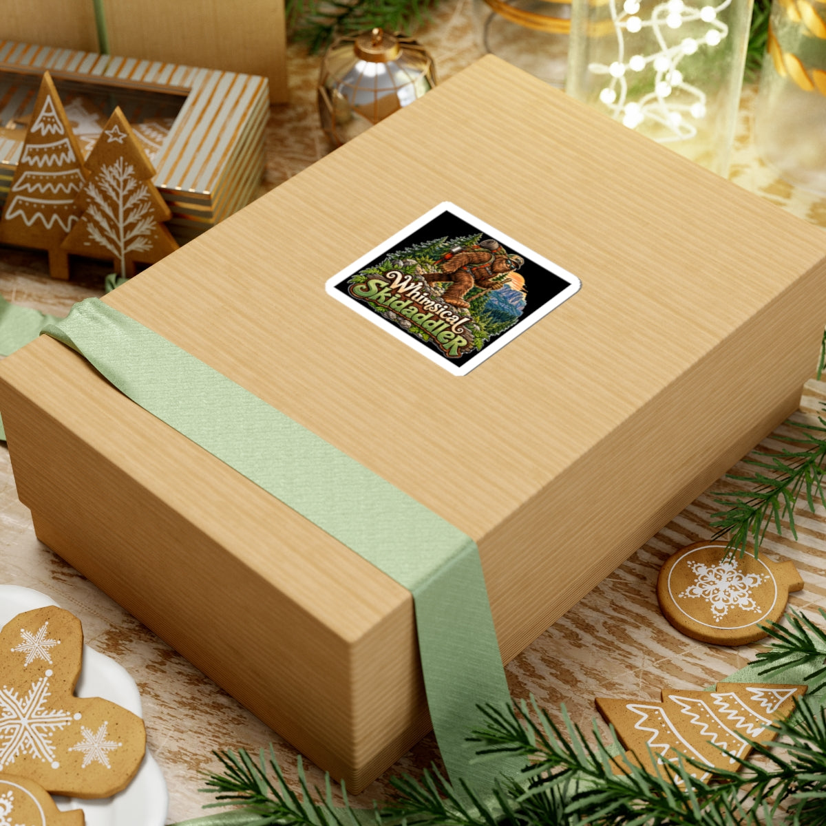Whimsical Skidaddler Kiss-Cut Stickers