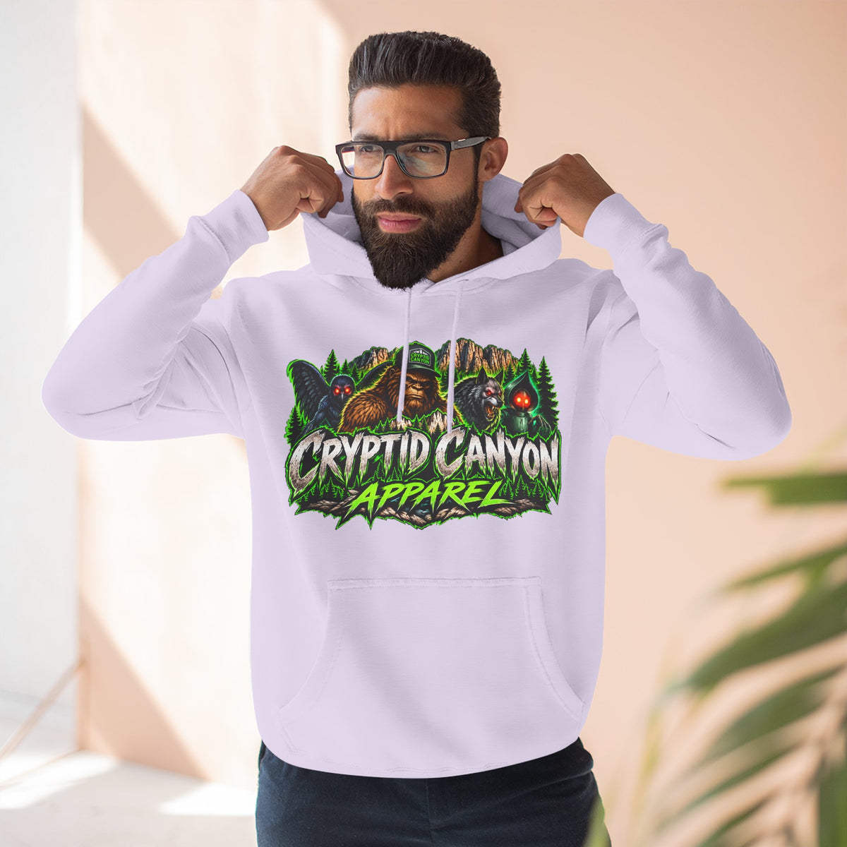 Bigfoot Doesn't Like You Fleece Hoodie