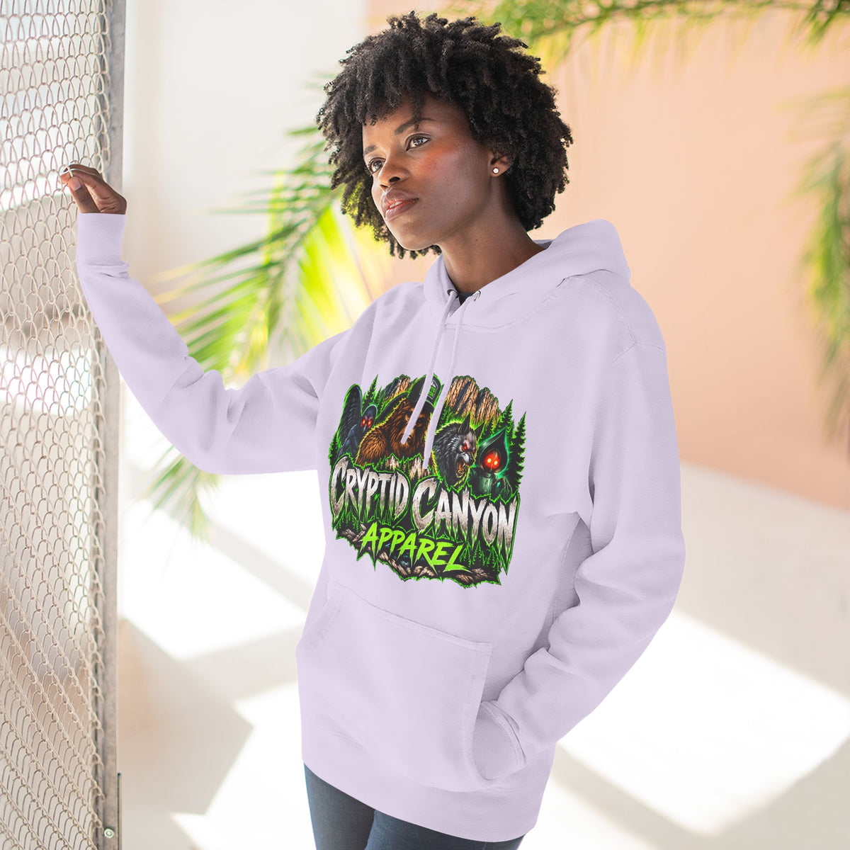 Bigfoot Doesn't Like You Fleece Hoodie