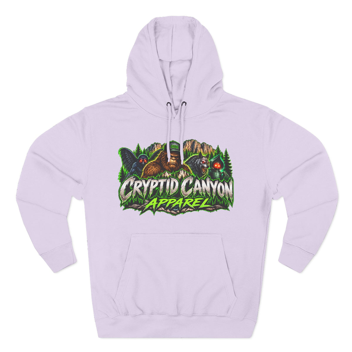 Bigfoot Doesn't Like You Fleece Hoodie